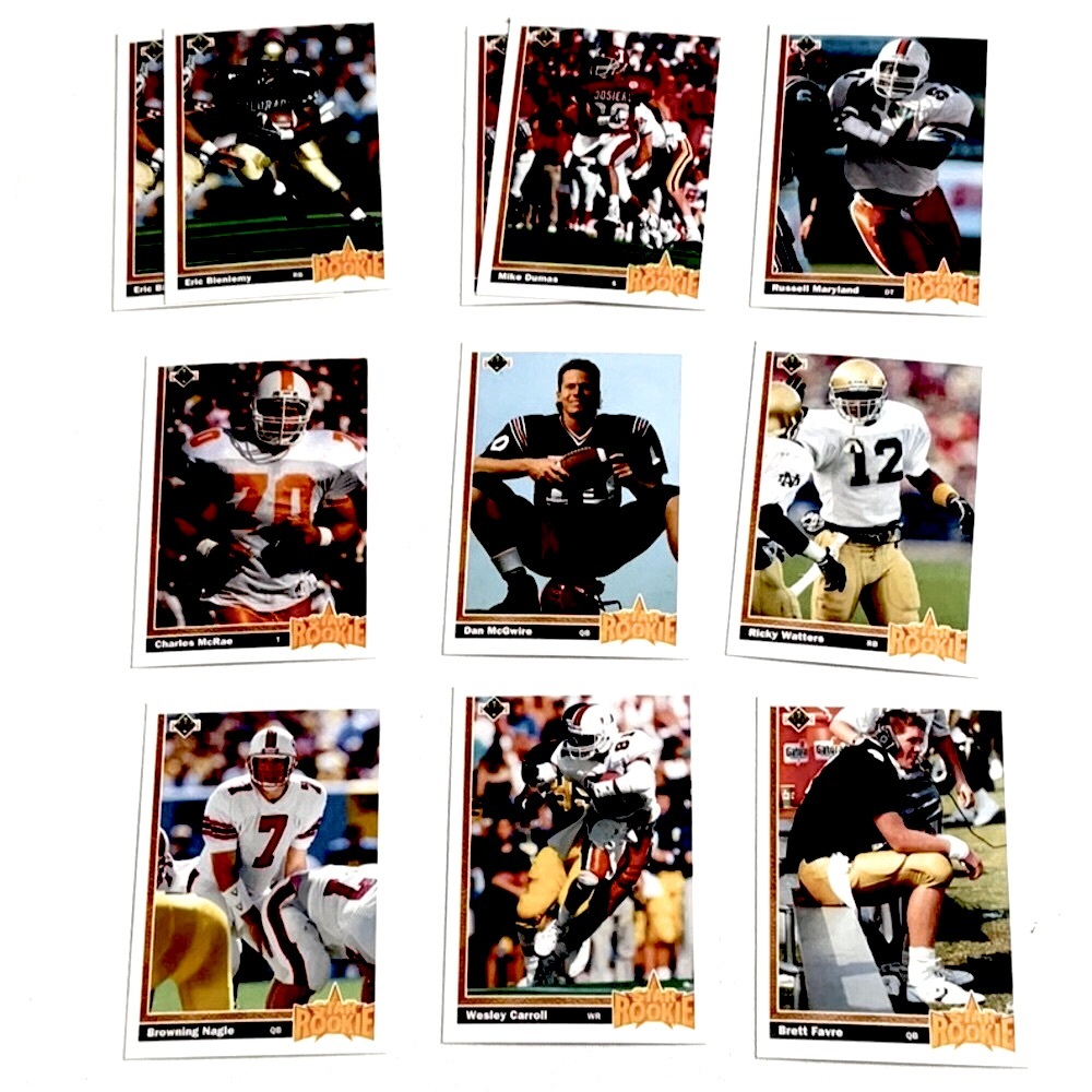 1991 Upper Deck Football collector cards